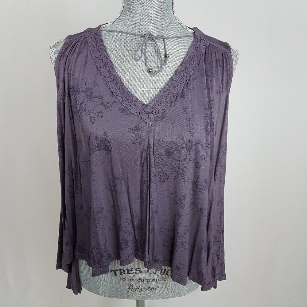 Altar'd State Lavender Purple Tunic Top size M